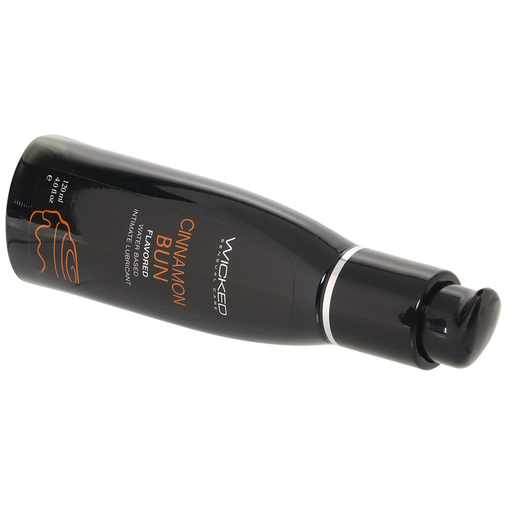 Aqua Flavored Lube 4oz/120ml in Cinnamon Bun - Image 2