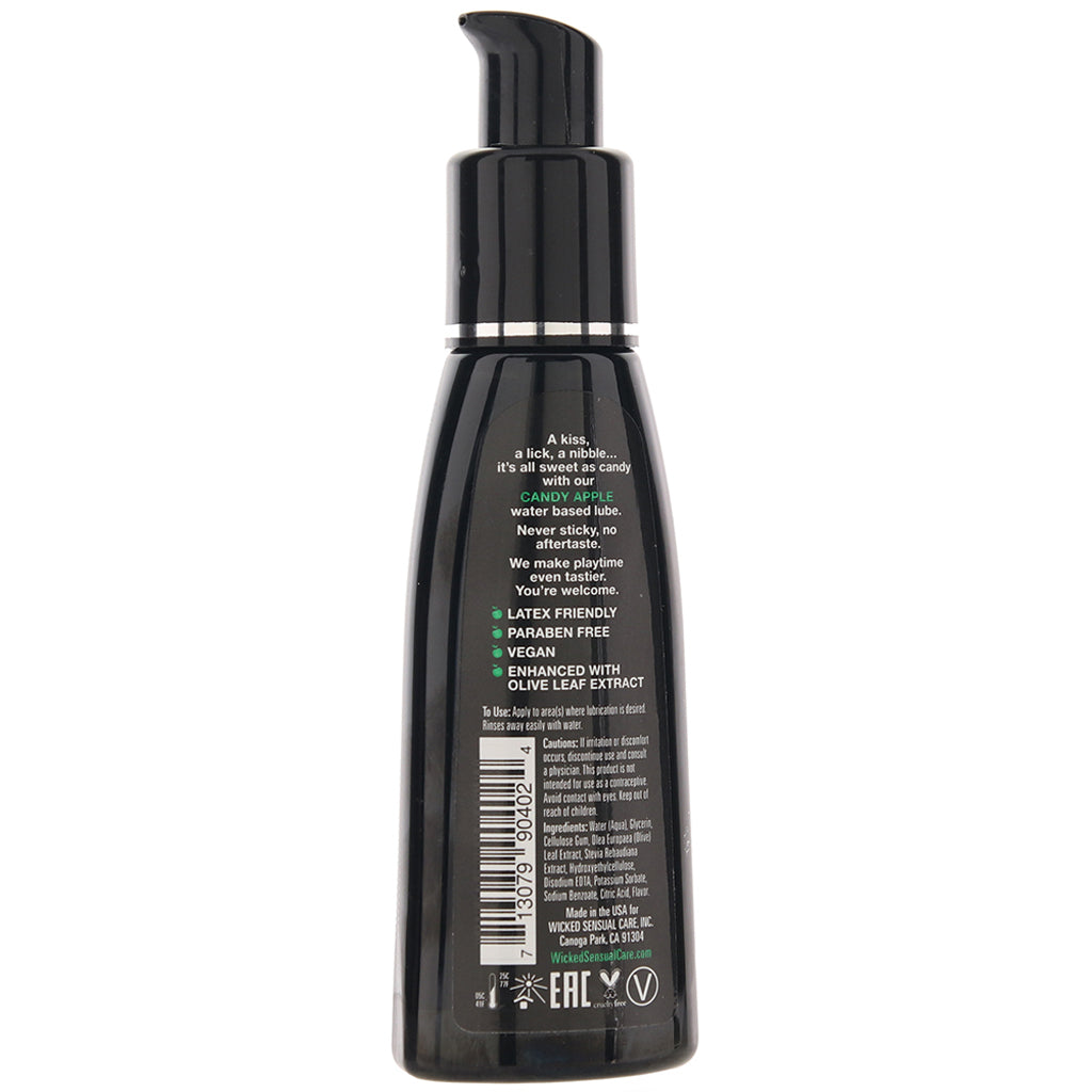 Aqua Flavored Lube 2oz/60ml in Candy Apple - Image 6