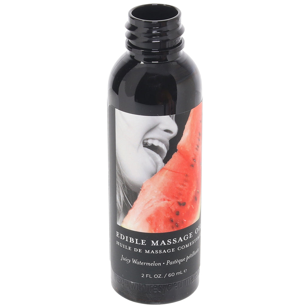 Edible Massage Oil 2oz/60ml in Juicy Watermelon - Image 2