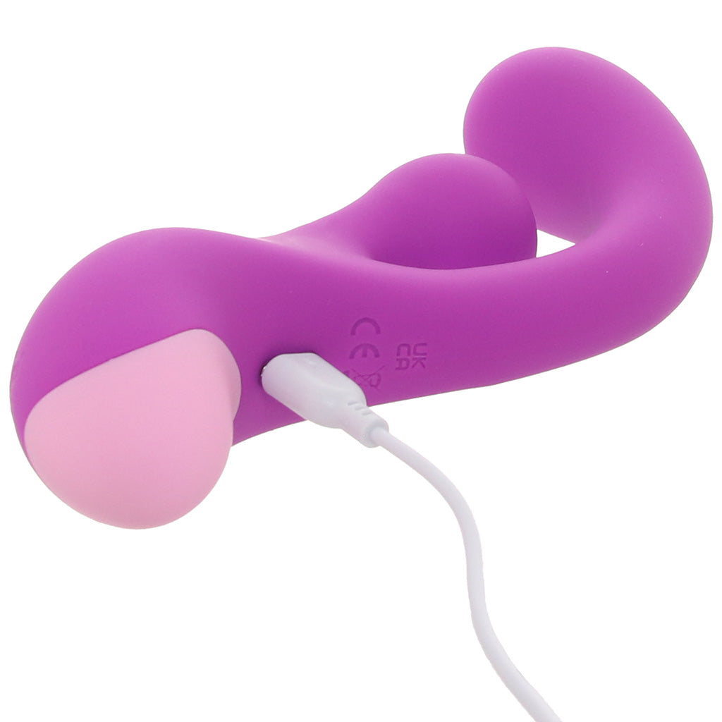 Bang! Gyro Silicone Rabbit Vibe in Purple - Image 7
