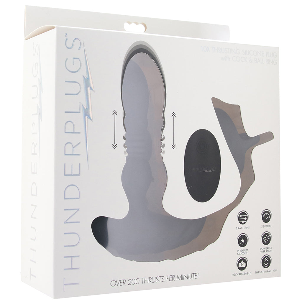 Thunder Plugs Thrusting Remote Plug with Cock Strap - Image 6