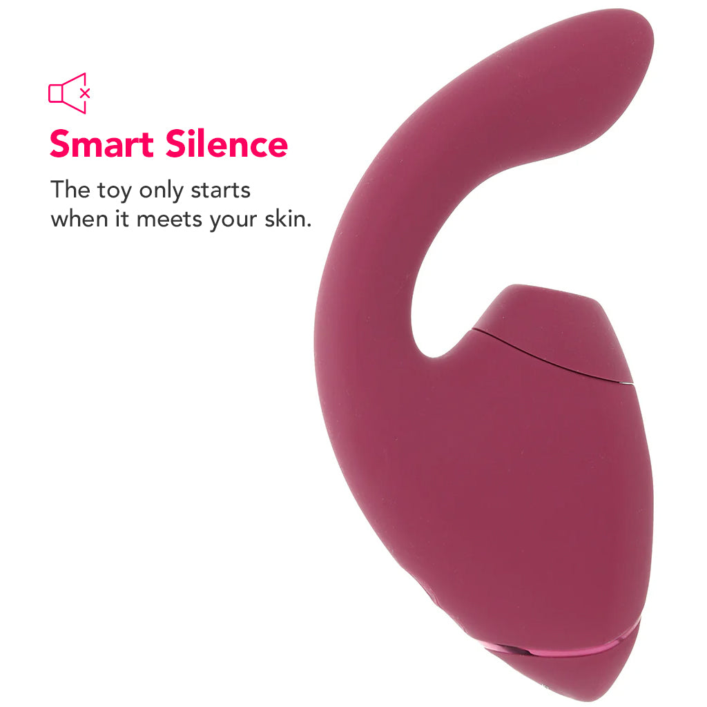Womanizer Next Duo Clitoral Suction & G-Spot Vibe in Pink - Image 3