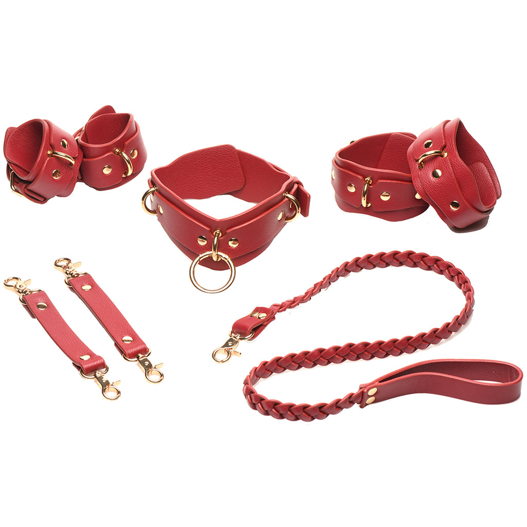 Bedroom Bliss Lover's Restraints Set in Red - Image 2
