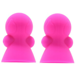 Seduce Me Vibrating Nipple Suckers in Pink