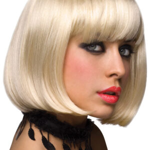 Cici Bob Wig with Bangs in Platinum Blonde