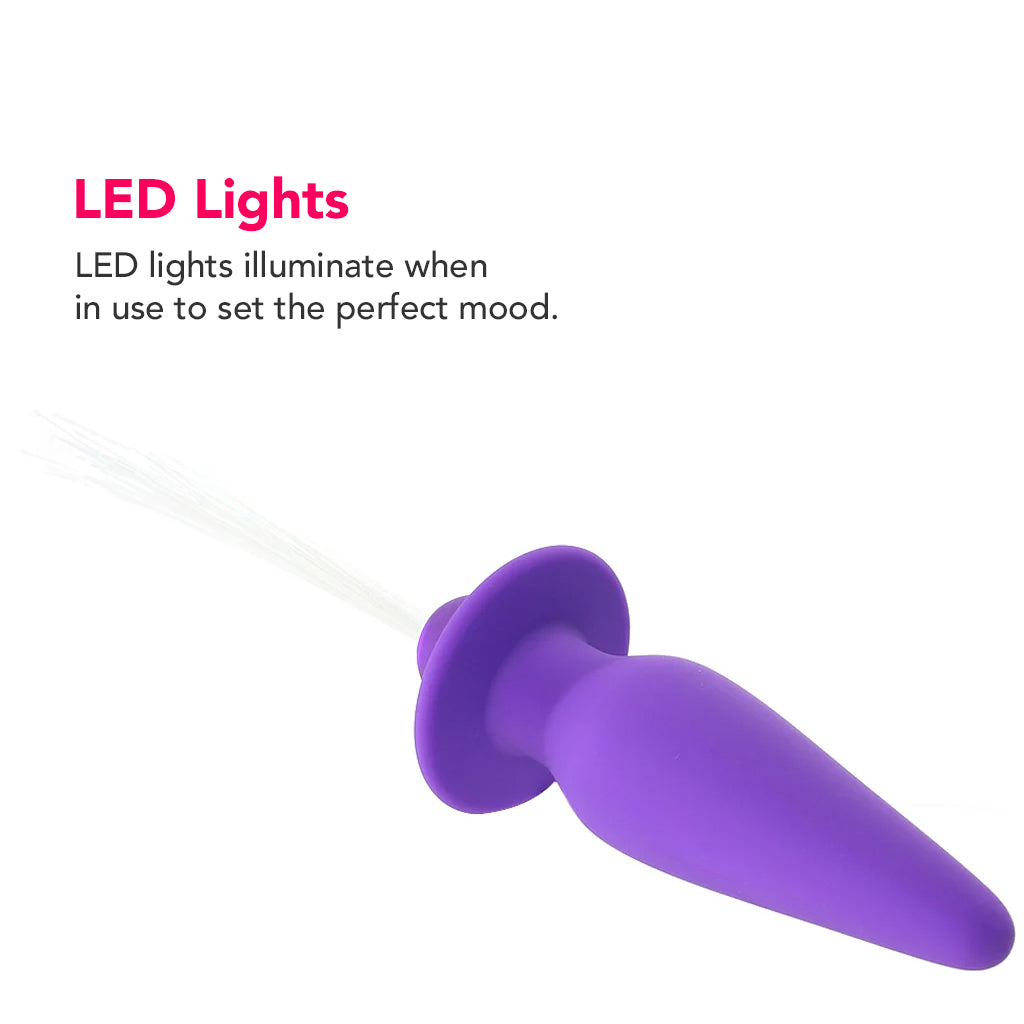 Southern Lights Vibrating Butt Plug in Purple - Image 2