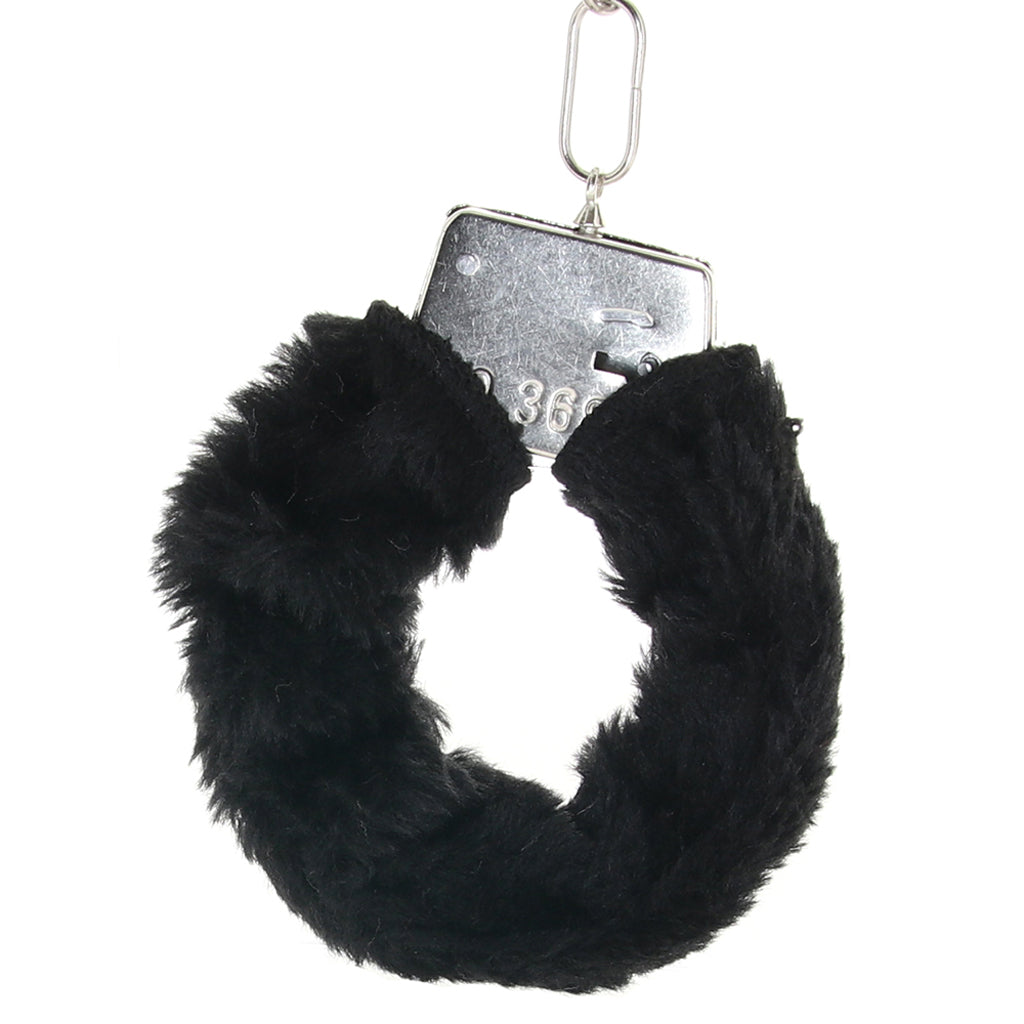 Furry Hand Cuffs in Black - Image 9