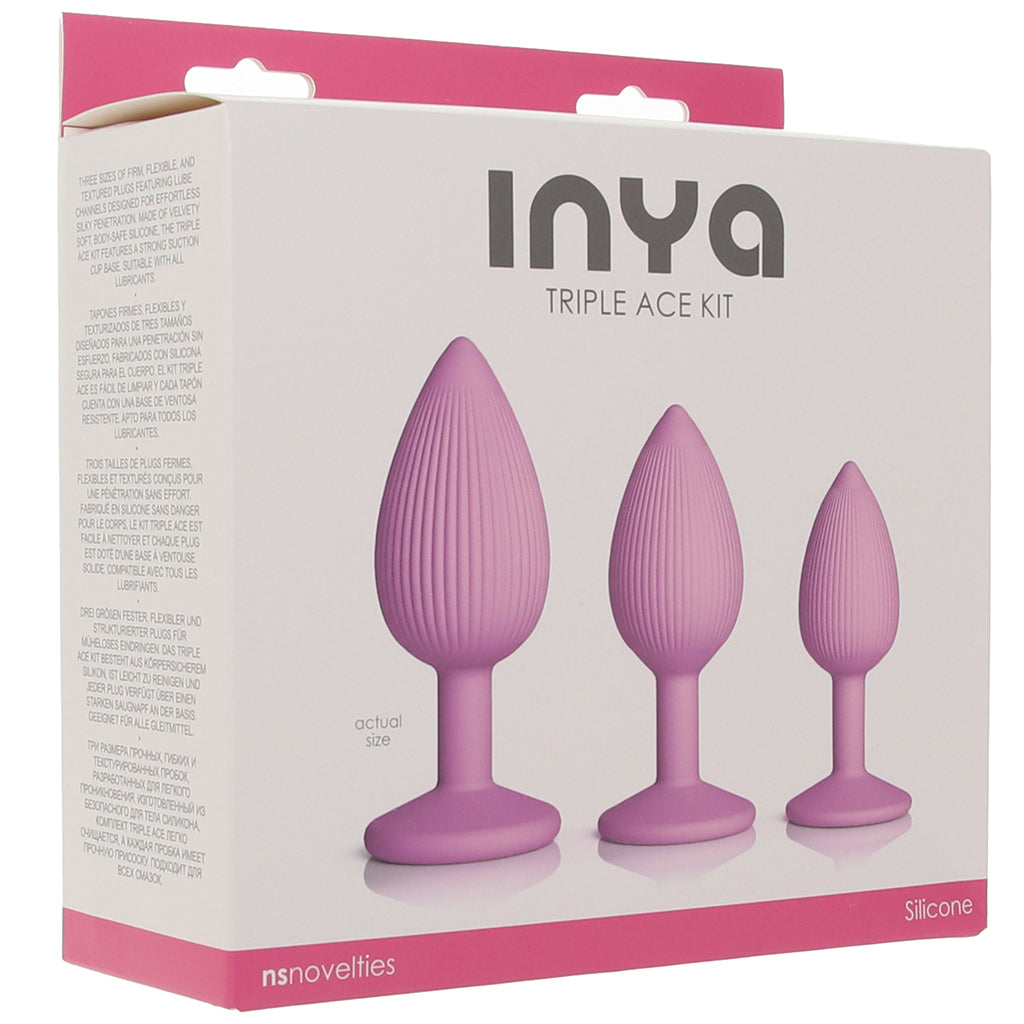 Inya Triple Ace Silicone Butt Plug Kit - Image 9
