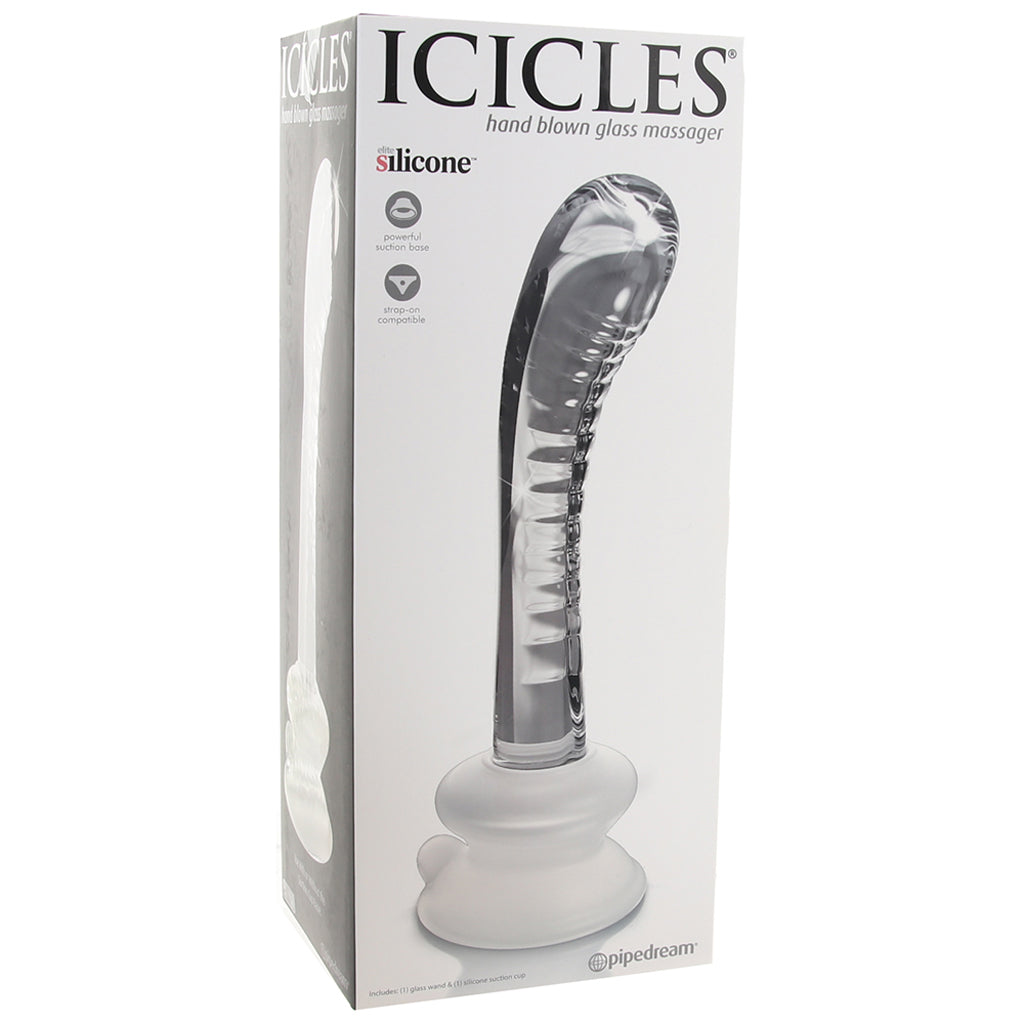 Icicles No. 88 Glass Dildo in Clear - Image 6