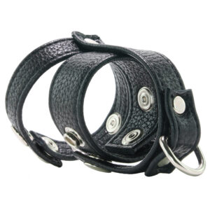 Blue Line Cock Ring with 1 Inch Ball Stretcher