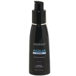 Aqua Chill Cooling Water Based Lube in 2oz/60mL