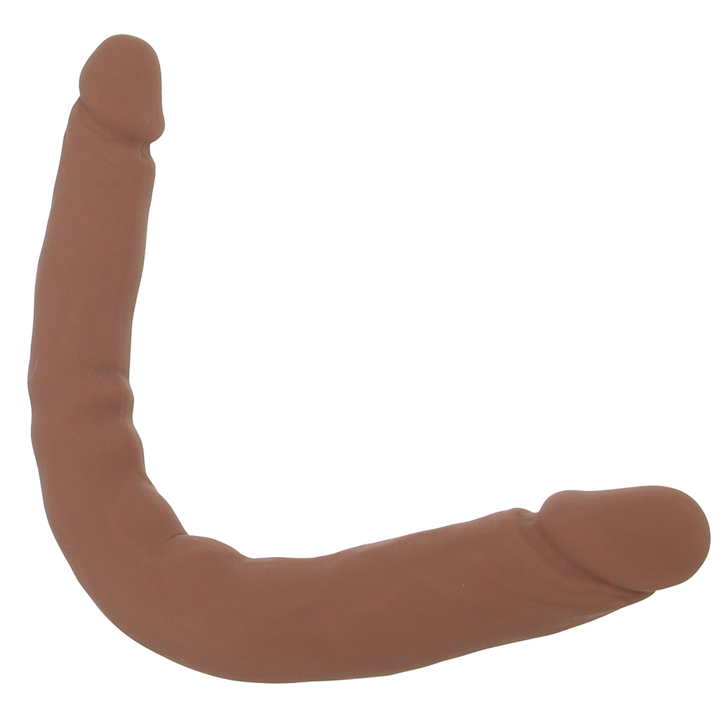 Silicone Studs Bend & Hold 12 Inch Dildo in Brown - Image 8