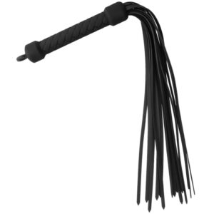 Temptasia Ardor Silicone Flogger in Black