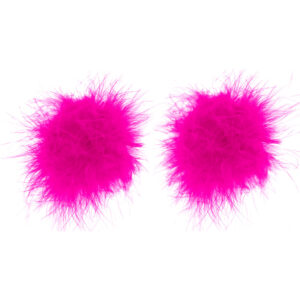 Nipple Couture Pink Marabou Covers