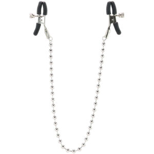 Beaded Nipple Clamps in Silver