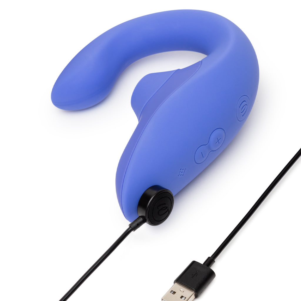 Womanizer Blend Dual Stimulator in Blue - Image 6