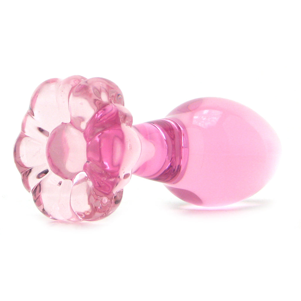 Icicles No. 48 Hand Blown Glass Butt Plug in Pink - Image 3