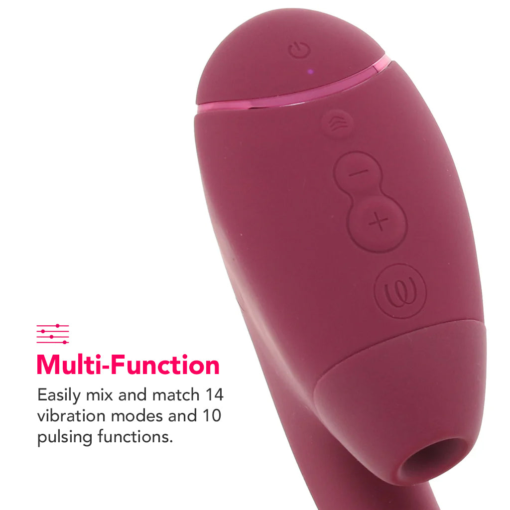 Womanizer Next Duo Clitoral Suction & G-Spot Vibe in Pink - Image 6