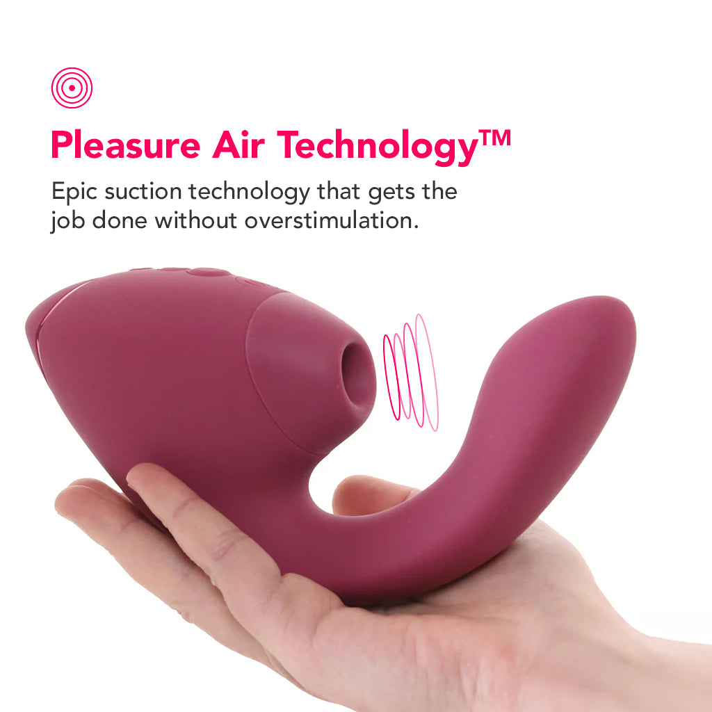 Womanizer Next Duo Clitoral Suction & G-Spot Vibe in Pink - Image 4