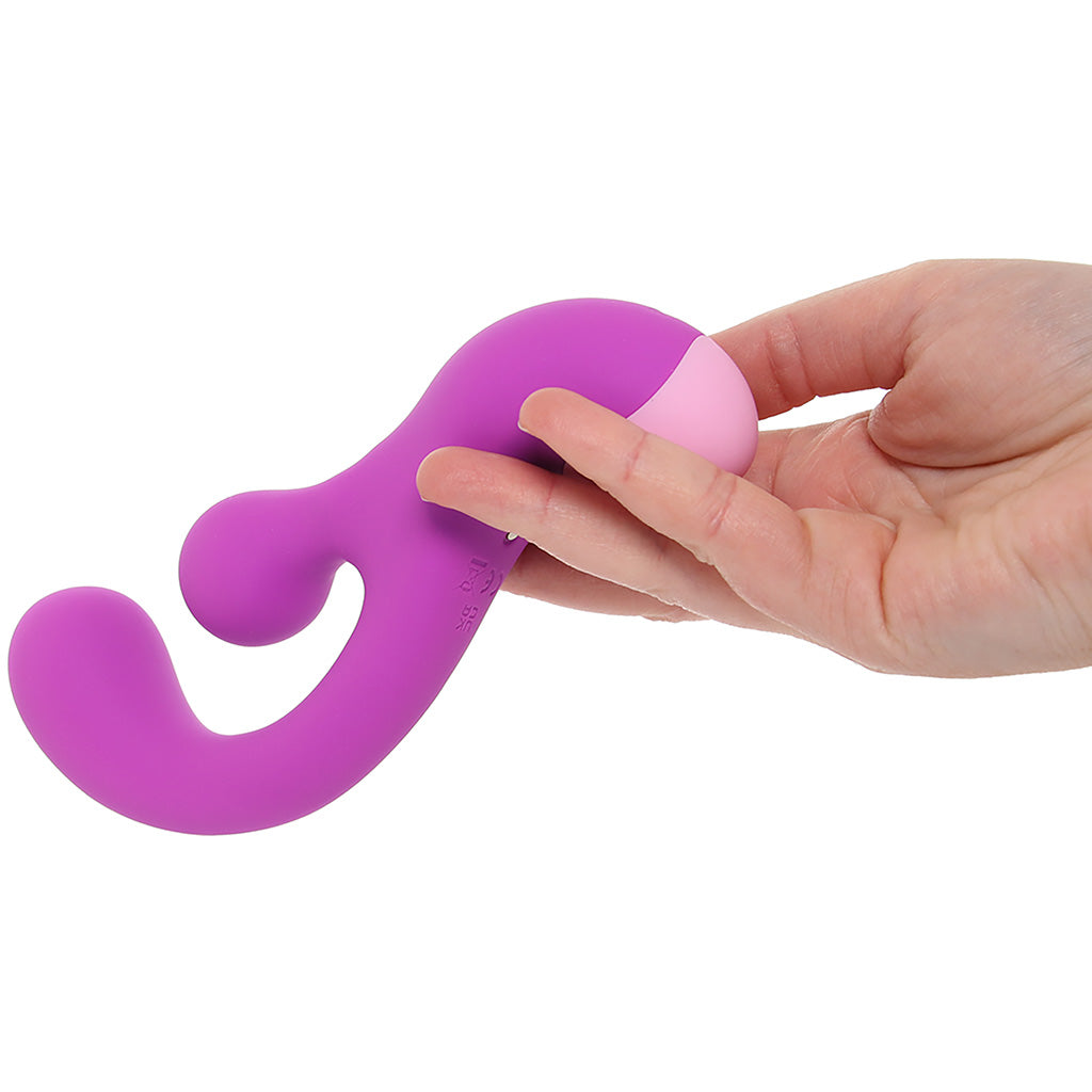 Bang! Gyro Silicone Rabbit Vibe in Purple - Image 4
