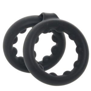 Rock Solid Double Stamina Rings with Metal Beads
