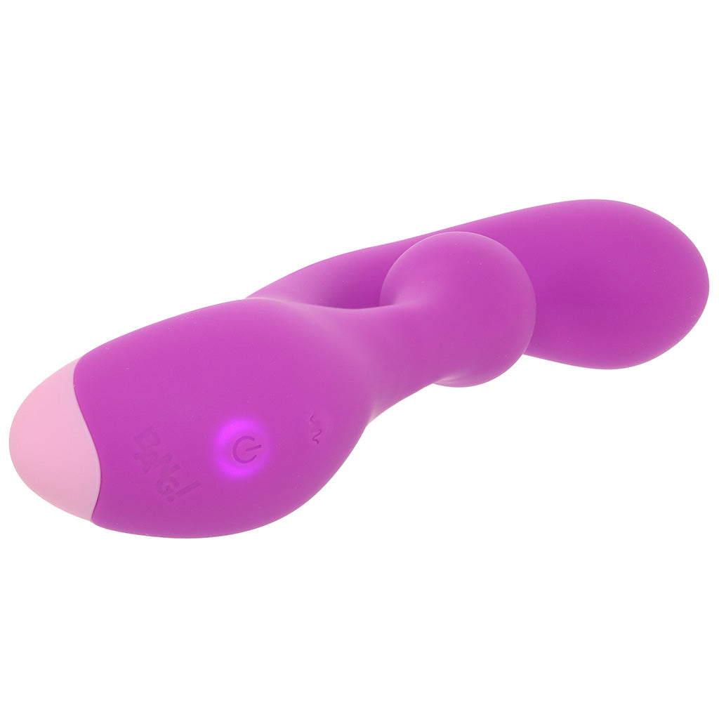 Bang! Gyro Silicone Rabbit Vibe in Purple - Image 5
