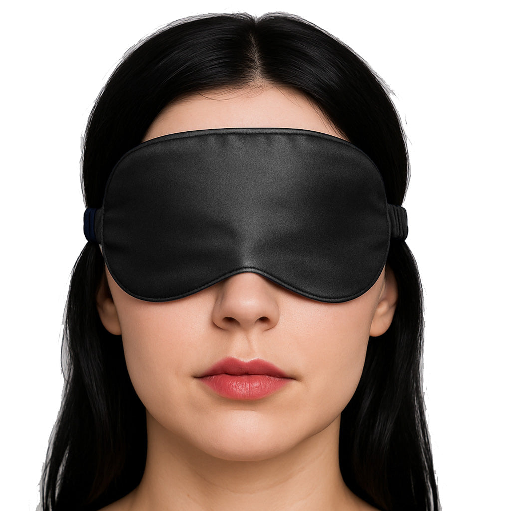 Ouch! Satin Blindfold in Black - Image 5