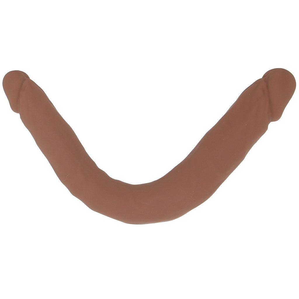 Silicone Studs Bend & Hold 12 Inch Dildo in Brown - Image 6