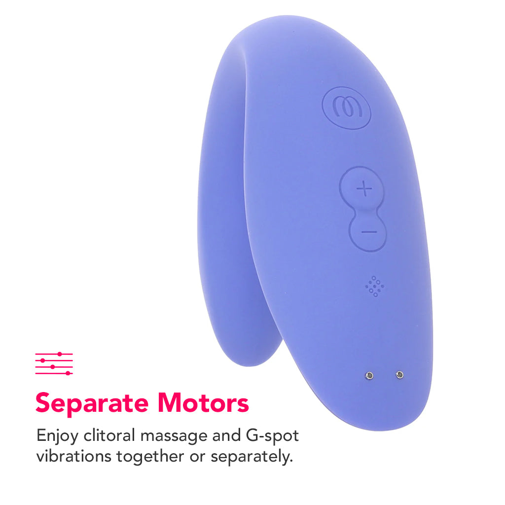 Womanizer Blend Dual Stimulator in Blue - Image 5