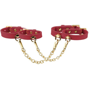 Temptasia Ardor Silicone Wrist & Ankle Restraint Set in Red