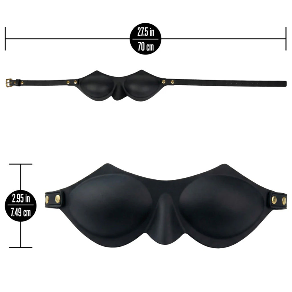 Temptasia Ardor Silicone Blindfold in Black - Image 6