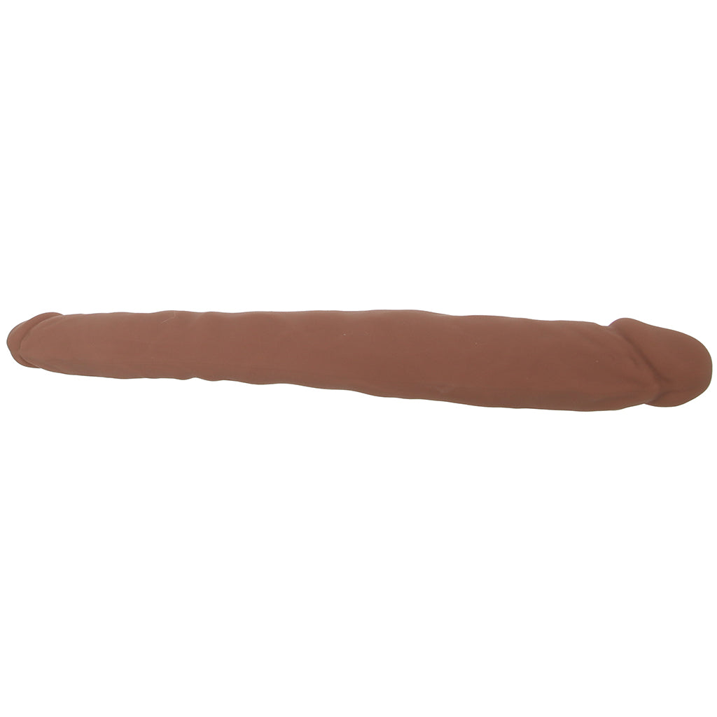 Silicone Studs Bend & Hold 12 Inch Dildo in Brown - Image 2
