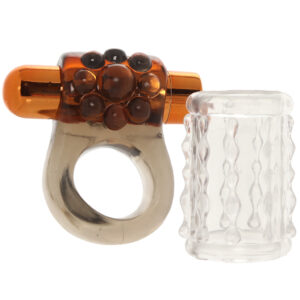 Stay Hard Flower Vibrating Cock Ring Set
