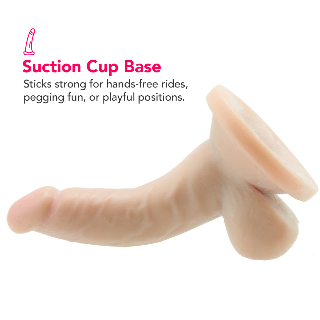 Dr. Skin 4 Inch Mini Cock in Beige - Image 5