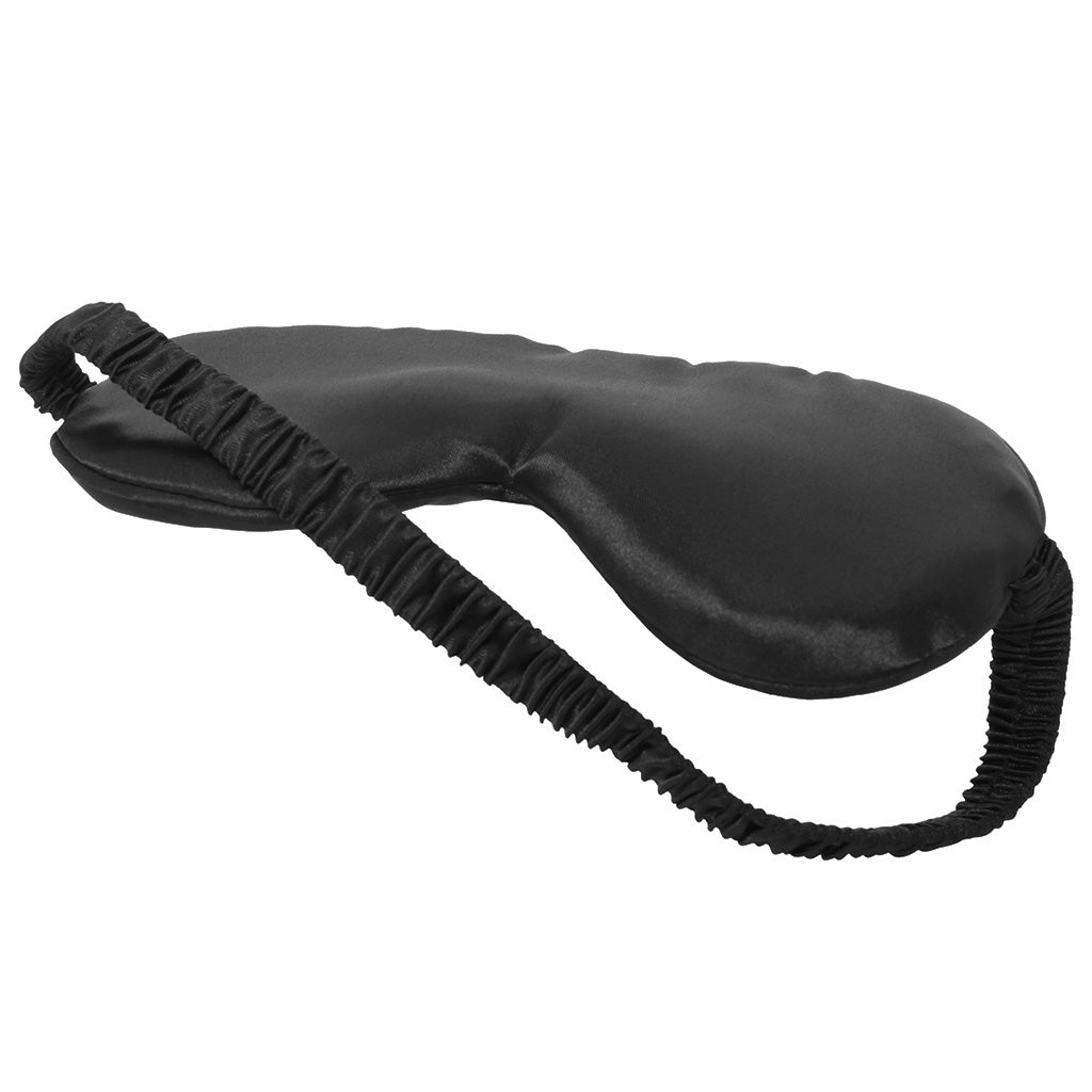Ouch! Satin Blindfold in Black - Image 8