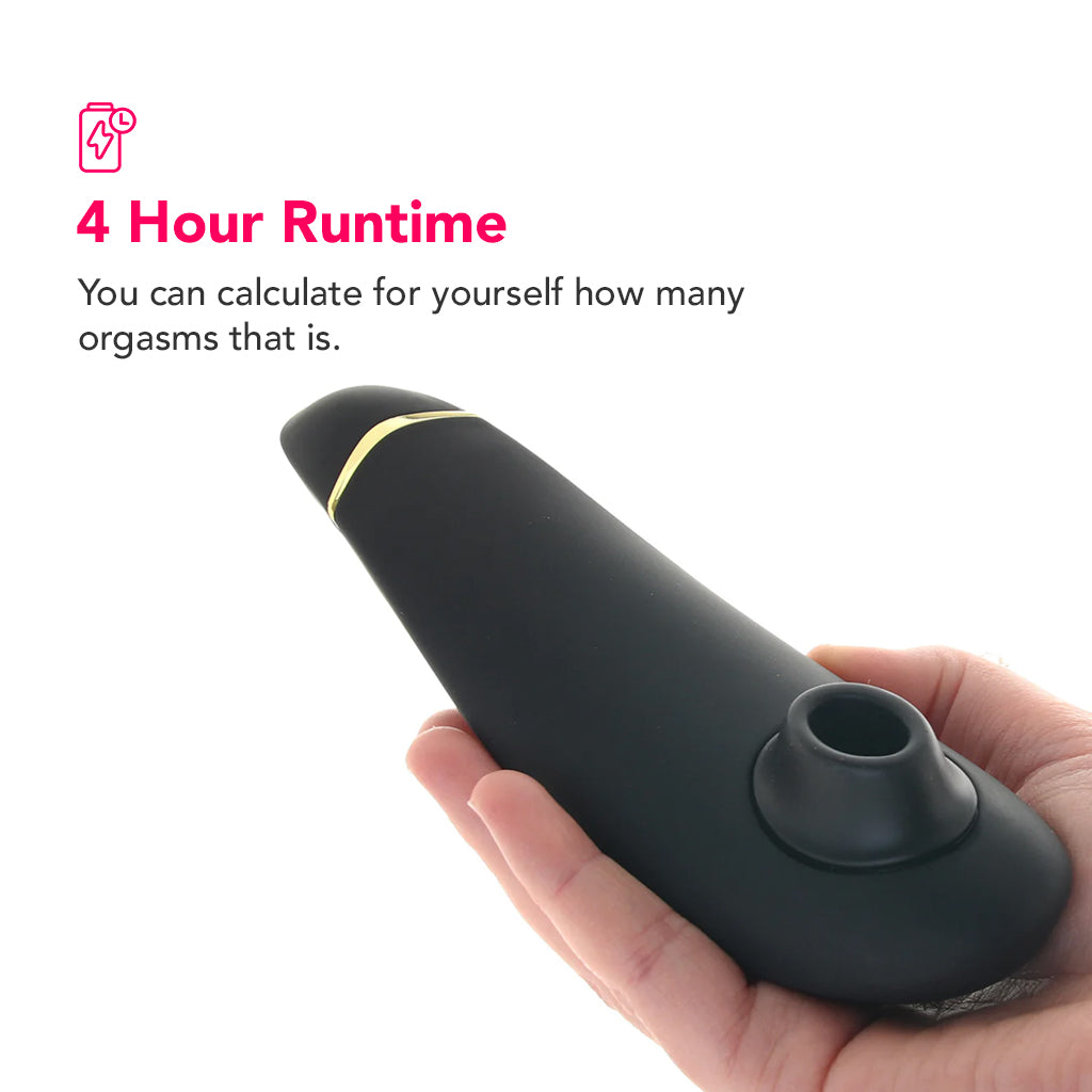Womanizer Premium 2 Pleasure Air Stimulator in Black - Image 4